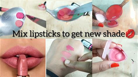 Mix Two Lipsticks To Create A New Shade Of Lipstick How To Mix