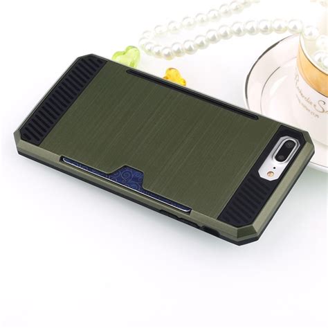 Credit card insider receives compensation from some credit card issuers as advertisers. Wholesale iPhone 7 Credit Card Armor Hybrid Case (Army Green)