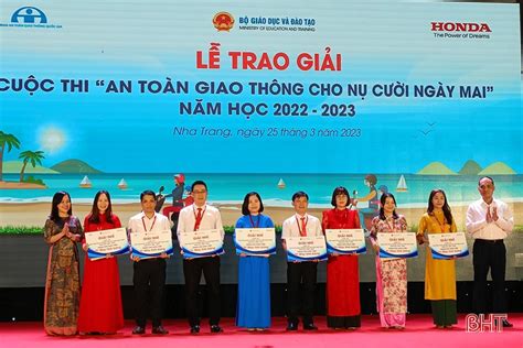 Hà Tĩnh Giành 2 Giải Nhì Toàn Quốc Cuộc Thi “an Toàn Giao Thông Cho Nụ