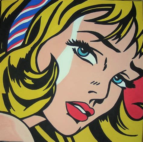 Arti Leggere è Viaggiare Pop Art Roy Lichtenstein Girl With