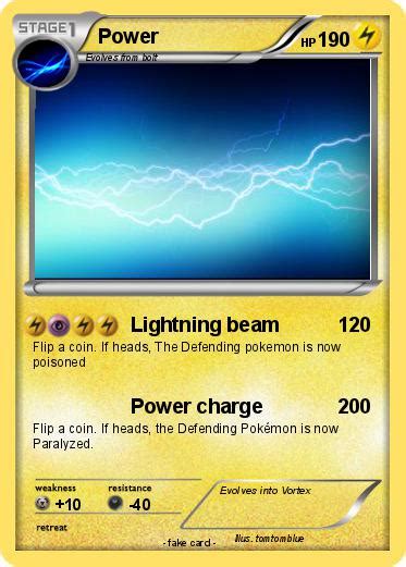 Pokémon Power 927 927 Lightning Beam My Pokemon Card