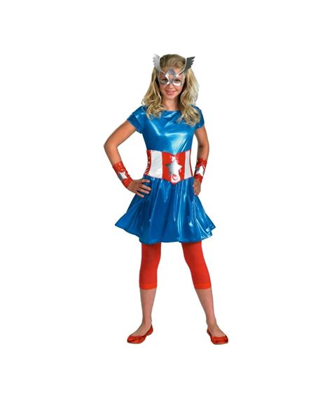 Girl Captain America Kids Movie Costume Boys Costume