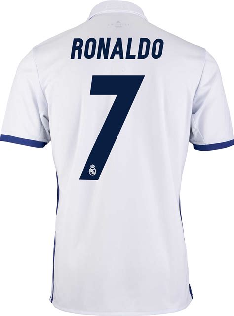 Cristiano Ronaldo Wearing The Real Madrid Number 7 Je