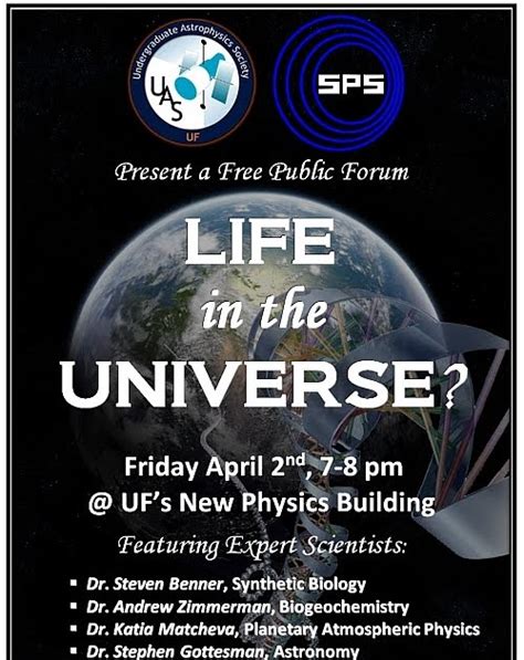 Uf Astronomy Life In The Universe