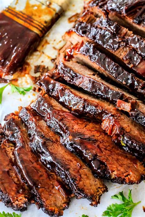 If needed, cook a bit longer as it should slice easily. Slow Cooker Beef Brisket & BEST EVER Homemade BBQ Sauce ...
