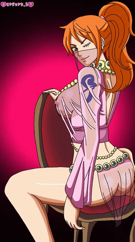 Darkuro 27 Nami One Piece One Piece 1girl Ass Breasts Female Focus Nipples Image View