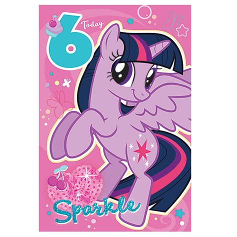 How do i activate my cards? 6 Today My Little Pony 6th Birthday Card (MP054) - Character Brands