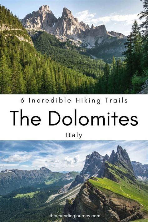 Six Incredible Trails For Hiking In The Dolomites Hiking Trails