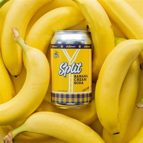 Wholesale Split Banana Cream Soda Case Of 24 For Your Store Faire