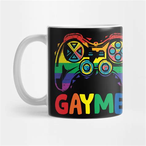 Gaymer Gay Pride Flag Lgbt Gamer Lgbtq Gaming Gamepad Gaymer Mug