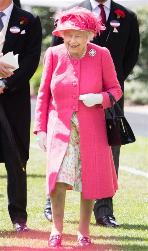 Pretty In Pink Queen Elizabeth Stuns In Coat Dress With Matching Hat