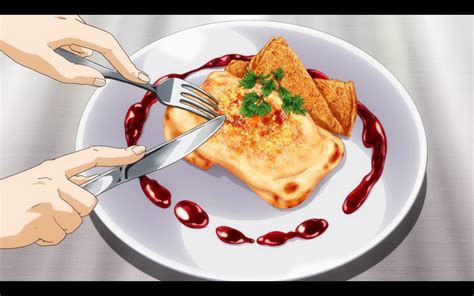 Anime Food Wars Dishes