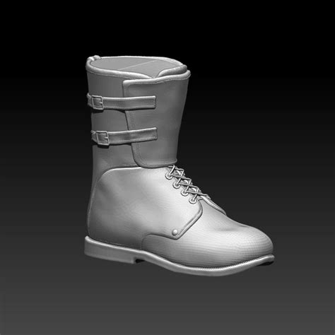 3d Printable Mens Military Boots Stl File For Printer 3d By Marco Coddura