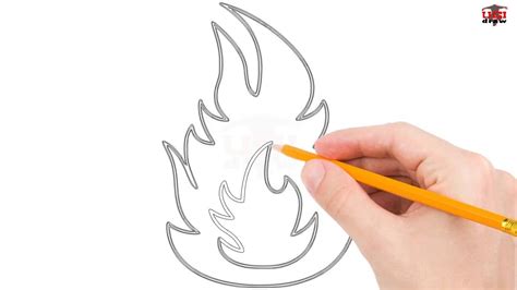 Fire Drawing Step By Step At Explore Collection Of