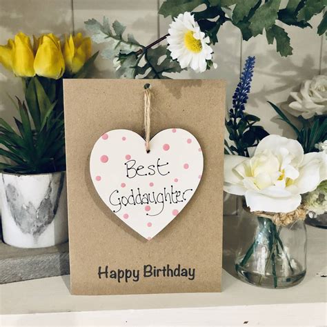 ✓ free for commercial use ✓ high quality images. Personalised Goddaughter Birthday Wooden Keepsake Card By Craft Heaven Designs ...