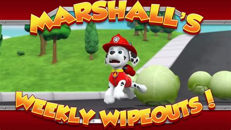Marshalls Weekly Wipeouts Season 3 Pups Get Growing Youtube