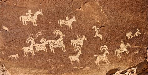 Ute Petroglyphs At Arches National Park Petroglyphs Native American