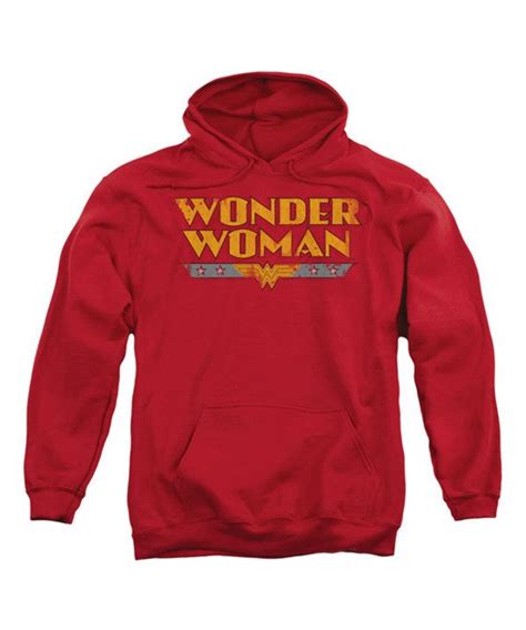 Look At This Red Wonder Woman Pullover Hoodie Adult On Zulily Today