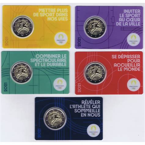 Moneda 2 Euros Francia 2021 Dedicada A Olimpiada