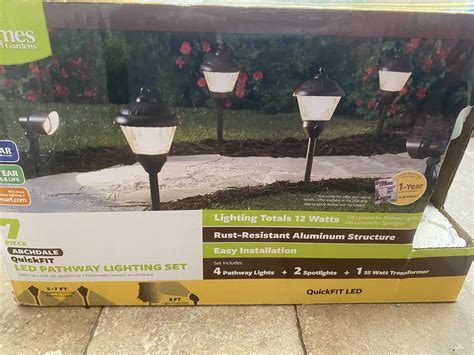 New Better Homes And Gardens 7 Piece Archdale Quickfit Led Pathway