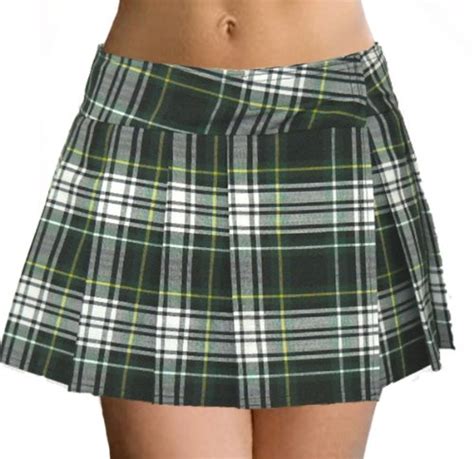 Green Plaid Skirts