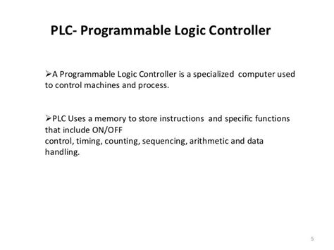 Industry Automation With Programmable Logic Controller
