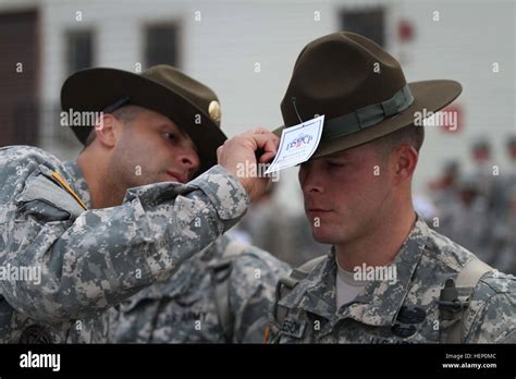 Drill Sergeant Candidates At The United States Army Drill Sergeant