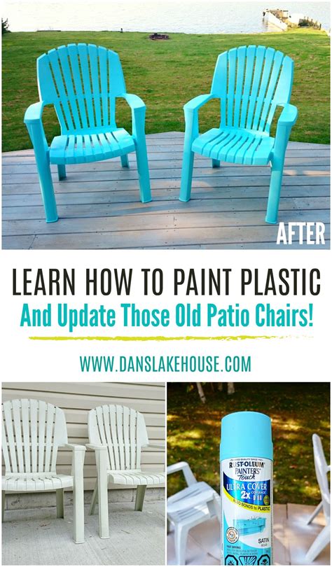 How To Spray Paint Plastic Lawn Chairs Dans Le Lakehouse Plastic