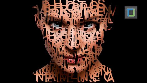 Text Portrait In Photoshop Cs6 Photo Effects Tutorial Adobe Lessons