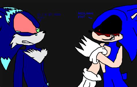 Mephy Meets Sonic By 1234sonic On Deviantart