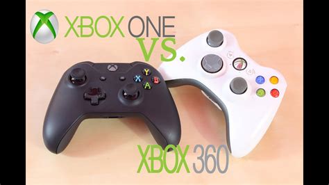 Xbox One Vs Xbox 360 Controllers Differences Microsoft Stick