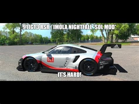 Assetto Corsa Gt Rsr Imola Nightfall Youtube