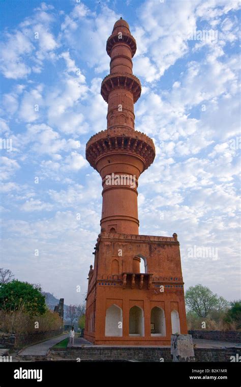Chand Minar Inside Davagiri Fort In Daulatabad Near Aurangabad India