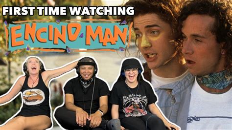 ENCINO MAN First Time Watching Movie Reaction YouTube