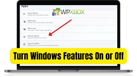 How To Turn Windows Features On Or Off Manage Optional Features