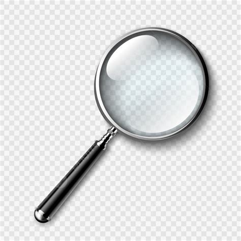 Magnifying Glass Transparency Equipment Vector Explore Illustration