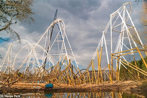 Uks Tallest And Fastest Rollercoaster Nears Completion Footage