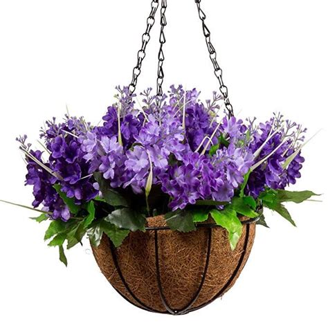 And though most people turn to it for fresh. Mixiflor Lavender Artificial Hanging Flowers, Artificial ...