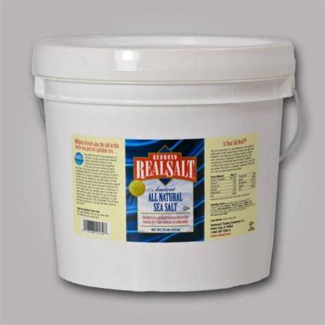 Redmond Trading Company Real Salt Granular Bulk Bucket 10 Lb