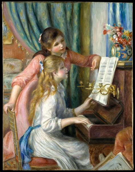 Auguste Renoir Two Young Girls At The Piano The Metropolitan Museum