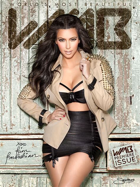 Súper Sexy Kim Kardashian En Primera Revista 3d