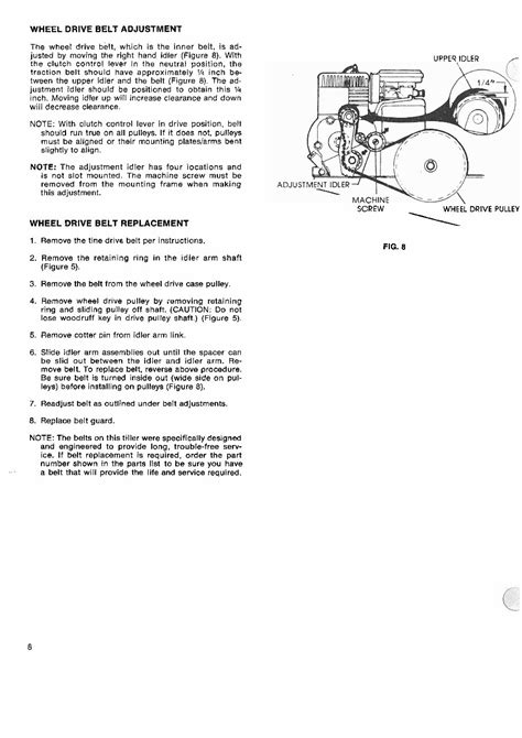 Gilson 5 Hp Tiller Service Manual 1980 1985