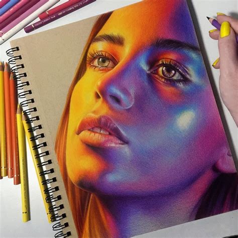 Portrait Perfect Colourqueen Created This Work Of Art With Faber Castell Polychromos Pencils