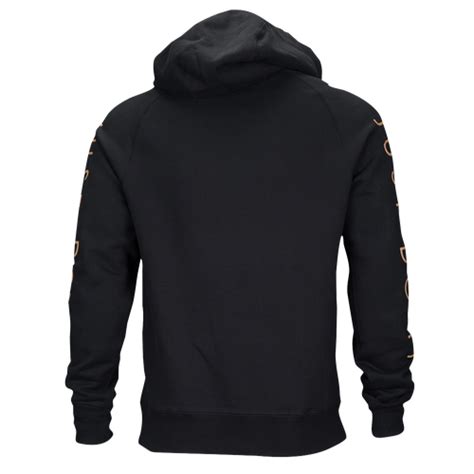 Nike Graphic Hoodie Mens Casual Clothing Blackgold
