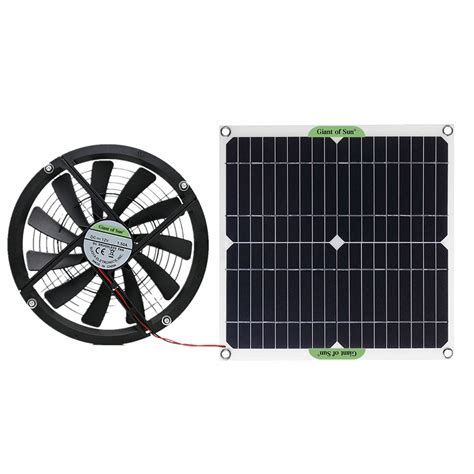 Buy Monocrystalline Silicon Solar Panel Solar Film 12v Solar Powered Fan 10 Inch Mini Cooling