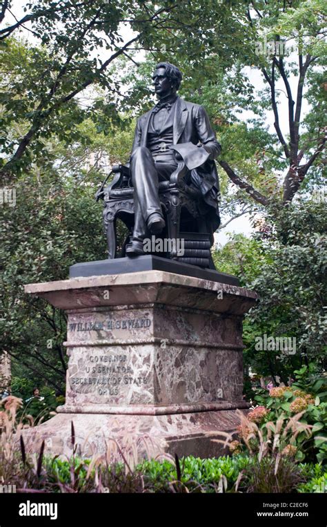 William H Seward Statue At Madison Square Park Hi Res Stock Photography