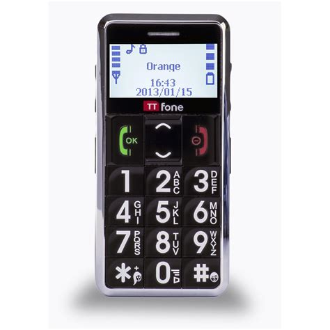 Ttfone Senior Big Button Mobile Phone Unlocked Tt099 Large Keys Easy To