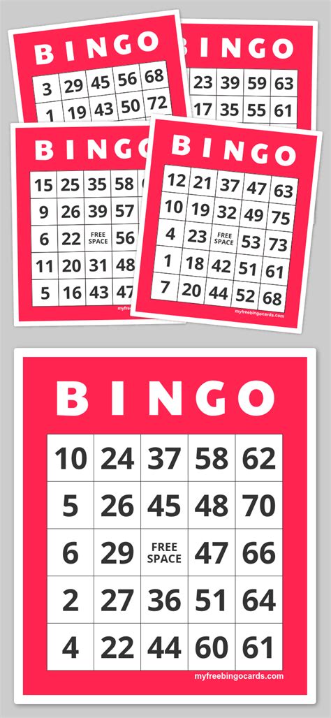 1 75 Number Bingo Free Printable Bingo Cards Bingo Cards Printable