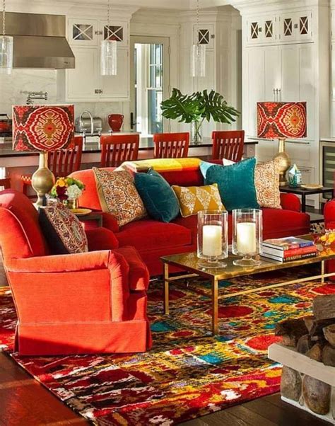 46 Rustic Bohemian Sofa Living Room Design Ideas For You Bohemian