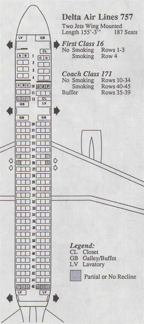 35 Delta 757 200 Seat Map Maps Database Source